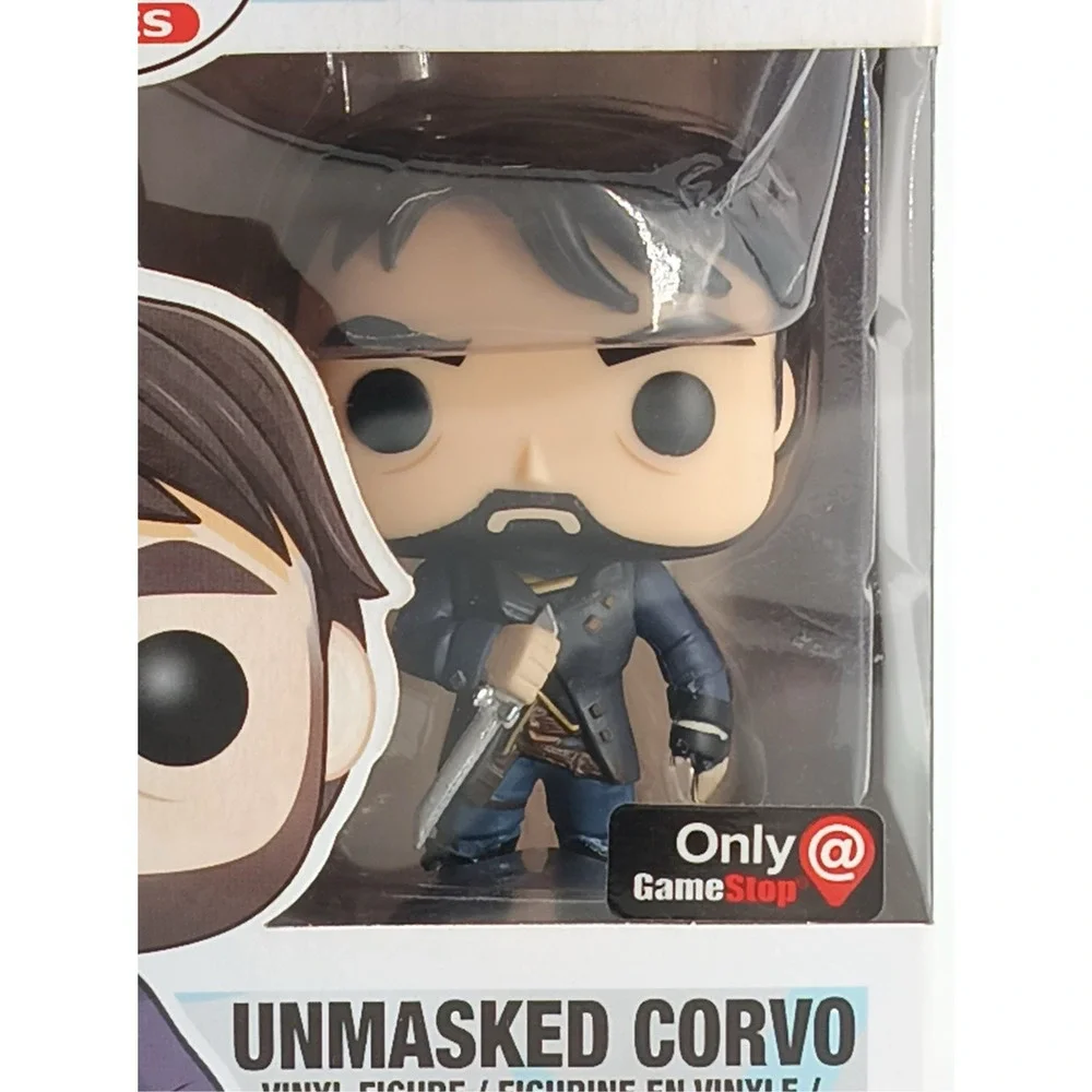Funko Pop Games Unmasked Corvo 125 Dishonored 2 GameStop Exclusive Vaulted Boxed
